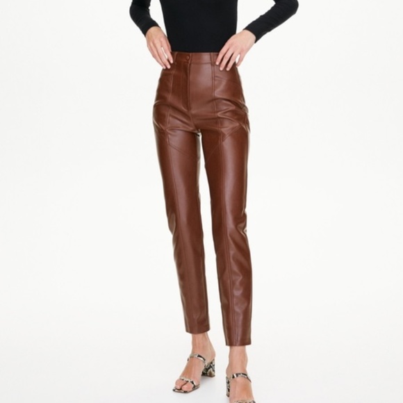 Rebel Leather Pants Aritzia 